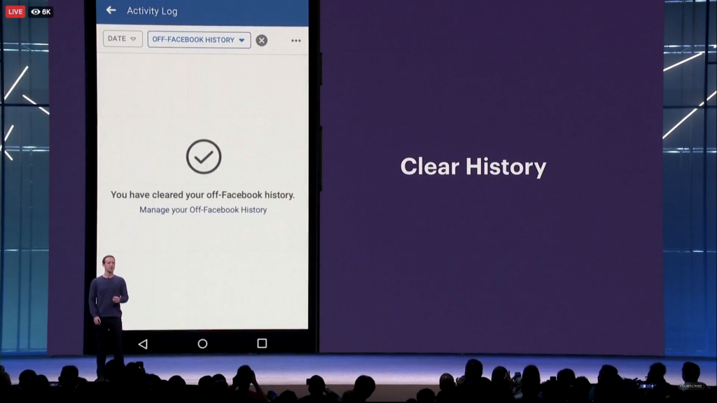 Facebook Clear History